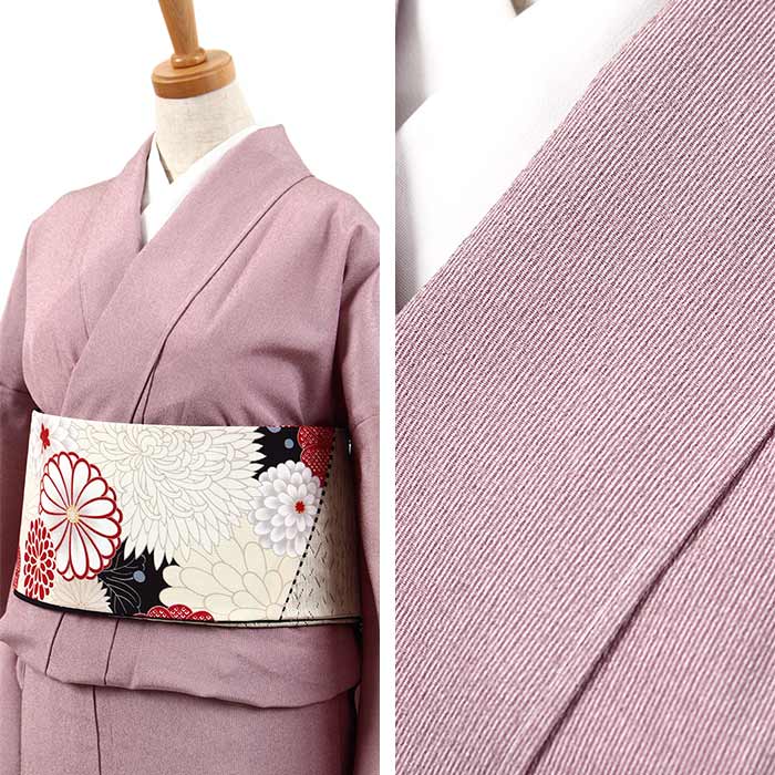 着物のみ　・専用様 東レシルック洗える着物】 裏地八掛お仕立付き 万筋小紋k463 k495 k496