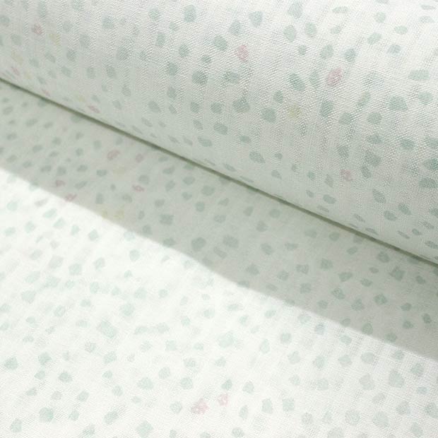 東レ】爽竹(そうたけ)夏用・単衣用 長襦袢 反物縞紗/薄クリーム地
